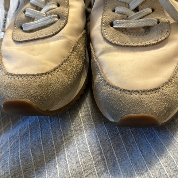 RAG & BONE Women’s Retro Runner Sneakers Tan Oyster Grey Size 37/ 7 US - Picture 12 of 12